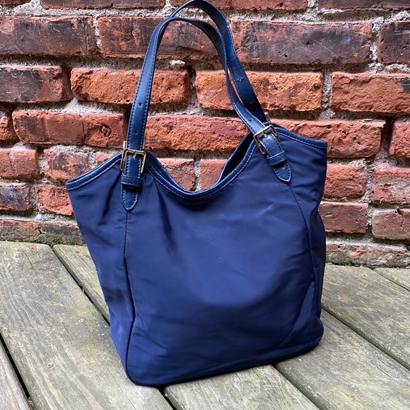 Tory Burch Nylon Logo Tote - Picture 2 of 14
